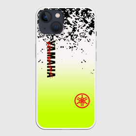 Чехол для iPhone 13 с принтом Yamaha в Петрозаводске,  |  | abstract | bike | geometry | moto | motorcycle | sport | texture | абстракция | байк | геометрия | классика | модные | мото | мотоциклы | спорт | стиль | текст