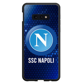 Чехол для Samsung S10E с принтом SSC NAPOLI / Наполи в Петрозаводске, Силикон | Область печати: задняя сторона чехла, без боковых панелей | club | footbal | logo | napoli | ssc | знак | клуб | логотип | логотипы | наполи | символ | символы | форма | футбол | футбольная | футбольный