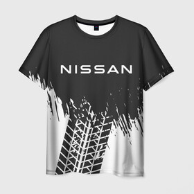 Мужская футболка 3D с принтом NISSAN / Ниссан в Петрозаводске, 100% полиэфир | прямой крой, круглый вырез горловины, длина до линии бедер | auto | logo | moto | nissan | symbol | авто | автомобиль | гонки | знак | лого | логотип | логотипы | марка | машина | мото | ниссан | символ | символы