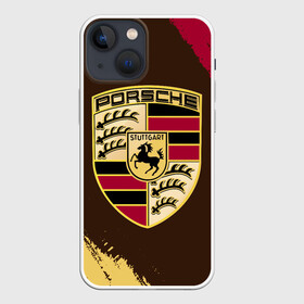 Чехол для iPhone 13 mini с принтом PORSCHE   Порше в Петрозаводске,  |  | auto | logo | moto | porsche | porshe | symbol | авто | автомобиль | гонки | знак | лого | логотип | логотипы | марка | машина | мото | порш | порше | символ | символы