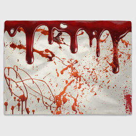 Плед 3D с принтом Стекающая кровь в Петрозаводске, 100% полиэстер | закругленные углы, все края обработаны. Ткань не мнется и не растягивается | 2020 | blood | halloween | капли | кровавый | кровь | пятна | следы | стекающая | хэллоуин | хэлоуин