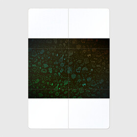 Магнитный плакат 2Х3 с принтом Иконпак в Петрозаводске, Полимерный материал с магнитным слоем | 6 деталей размером 9*9 см | гитара | джойстик | единорог | иконки | кубики | лего | мона лиза