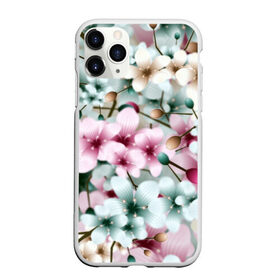 Чехол для iPhone 11 Pro Max матовый с принтом Цветы в Петрозаводске, Силикон |  | Тематика изображения на принте: красивые цветы | цветки | цветок | цветочки | цветы