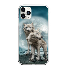 Чехол для iPhone 11 Pro матовый с принтом Волки альбиносы в Петрозаводске, Силикон |  | альбинос | волк | волки | волчата | волчонок | зверь