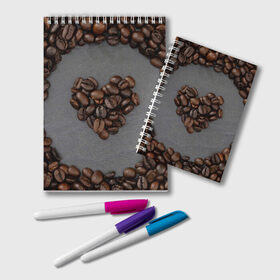 Блокнот с принтом Люблю кофе в Петрозаводске, 100% бумага | 48 листов, плотность листов — 60 г/м2, плотность картонной обложки — 250 г/м2. Листы скреплены удобной пружинной спиралью. Цвет линий — светло-серый
 | бариста | зерна | кофе | любитель кофе