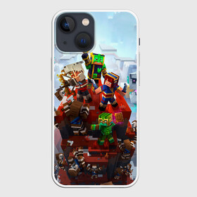 Чехол для iPhone 13 mini с принтом Minecraft Dungeons в Петрозаводске,  |  | logo minecraft | minecraft | minecraft dungeons | minecraft live | minekraft | игра | игра майнкрафт | инди | логотип майнкрафт | майнкрафт | майнкрафт в жизни | майнкрафт лайв | надпись | персонажи майнкрафт | подземелье