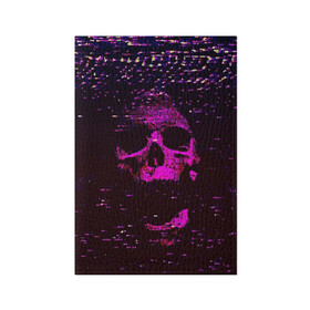 Обложка для паспорта матовая кожа с принтом Phonk Skull в Петрозаводске, натуральная матовая кожа | размер 19,3 х 13,7 см; прозрачные пластиковые крепления | Тематика изображения на принте: 90 | 90 е | hip hop | music | phonk | phonk memphis | phonk rap | phonk skull | rap | skull | trap | vhs | девяностые | музыка | музыка фонк | помехи | реп | рэп | треп | трэп | флекс | фонк | фонк мемфис | фонк реп | фонк рэп | хип хоп | чере