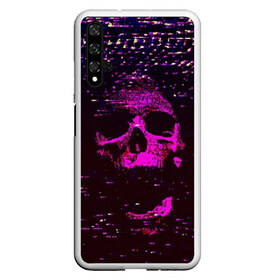 Чехол для Honor 20 с принтом Phonk Skull в Петрозаводске, Силикон | Область печати: задняя сторона чехла, без боковых панелей | Тематика изображения на принте: 90 | 90 е | hip hop | music | phonk | phonk memphis | phonk rap | phonk skull | rap | skull | trap | vhs | девяностые | музыка | музыка фонк | помехи | реп | рэп | треп | трэп | флекс | фонк | фонк мемфис | фонк реп | фонк рэп | хип хоп | чере