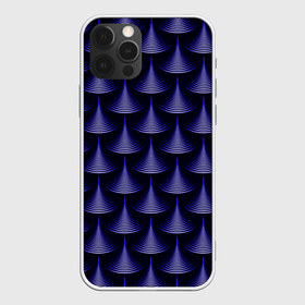 Чехол для iPhone 12 Pro Max с принтом Scales в Петрозаводске, Силикон |  | abstraction | illusion | pattern | purple | scales | shapes | shimmer | texture | waves | абстракция | волны | иллюзия | паттерн | переливаеться | текстура | фиолетовый | формы | чешуя