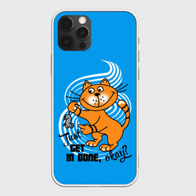 Чехол для iPhone 12 Pro Max с принтом Get in done - Рыжий кот в Петрозаводске, Силикон |  | Тематика изображения на принте: кот | котик | коты | кошка | рыжий кот