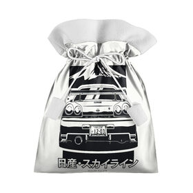Подарочный 3D мешок с принтом Skyline R 34 в Петрозаводске, 100% полиэстер | Размер: 29*39 см | car | need for speed | nissan | r 34 | skyline | автомобиль | гора | дрифт | ниссан | скайлайн | тачка | форсаж