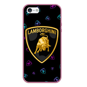 Чехол для iPhone 5/5S матовый с принтом LAMBORGHINI Ламборгини в Петрозаводске, Силикон | Область печати: задняя сторона чехла, без боковых панелей | Тематика изображения на принте: auto | lambo | lamborghini | logo | moto | symbol | авто | автомобиль | гонки | знак | ламбо | ламборгини | ламборджини | лого | логотип | логотипы | марка | машина | мото | символ | символы