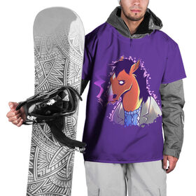 Накидка на куртку 3D с принтом Конь БоДжек в Петрозаводске, 100% полиэстер |  | Тематика изображения на принте: bojack horseman | бо | бо джек | говорящий конь | джек | диана | кентавр | кони | конь | конь бо джек | мистер подхвост | мульт | мультфильм | тодд