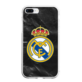 Чехол для iPhone 7Plus/8 Plus матовый с принтом REAL MADRID / РЕАЛ МАДРИД в Петрозаводске, Силикон | Область печати: задняя сторона чехла, без боковых панелей | football | logo | madrid | real | realmadrid | sport | клуб | лого | логотип | логотипы | мадрид | реал | реалмадрид | символ | символы | спорт | форма | футбол | футбольная