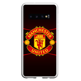 Чехол для Samsung Galaxy S10 с принтом MANCHESTER UNITED в Петрозаводске, Силикон | Область печати: задняя сторона чехла, без боковых панелей | football | manchester united | англия. | кристал пэлас | манчестер | манчестер сити | манчестер юнайтед | футбол