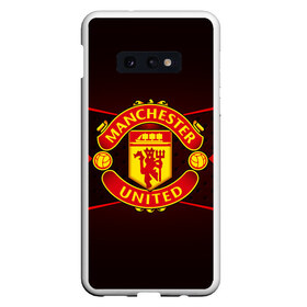 Чехол для Samsung S10E с принтом MANCHESTER UNITED в Петрозаводске, Силикон | Область печати: задняя сторона чехла, без боковых панелей | football | manchester united | англия. | кристал пэлас | манчестер | манчестер сити | манчестер юнайтед | футбол