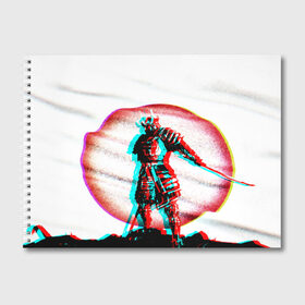 Альбом для рисования с принтом Phonk Japanese Samurai в Петрозаводске, 100% бумага
 | матовая бумага, плотность 200 мг. | Тематика изображения на принте: 90 | 90 е | hip hop | music | phonk | phonk japan | phonk memphis | phonk rap | rap | samurai | trap | trill | vhs | девяностые | музыка | музыка фонк | реп | рэп | треп | трэп | флекс | фонк | фонк мемфис | фонк реп | фонк рэп | фонк япония |