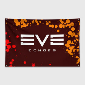 Флаг-баннер с принтом EVE ECHOES ИВ ЭХО в Петрозаводске, 100% полиэстер | размер 67 х 109 см, плотность ткани — 95 г/м2; по краям флага есть четыре люверса для крепления | echo | echoes | eve | game | games | logo | online | space | ев онлайн | ев эхо | еве | ив онлайн | ив эхо | игра | игры | космос | лого | логотип | логотипы | онлайн | символ | символы | эхо | эхос