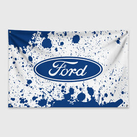 Флаг-баннер с принтом FORD Форд в Петрозаводске, 100% полиэстер | размер 67 х 109 см, плотность ткани — 95 г/м2; по краям флага есть четыре люверса для крепления | auto | ford | logo | moto | motors | symbol | авто | автомобиль | гонки | знак | лого | логотип | логотипы | марка | машина | мото | моторс | символ | символы | форд