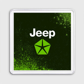 Магнит 55*55 с принтом JEEP / Джип в Петрозаводске, Пластик | Размер: 65*65 мм; Размер печати: 55*55 мм | auto | jeep | logo | moto | symbol | авто | автомобиль | гонки | джип | знак | лого | логотип | логотипы | марка | машина | мото | символ | символы