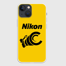 Чехол для iPhone 13 mini с принтом Никон в Петрозаводске,  |  | nikon | камера | никон | объектив | снимок | фото | фотоаппарат | фотограф | фотографер | фоточки