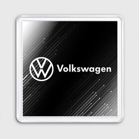 Магнит 55*55 с принтом VOLKSWAGEN / Фольксваген в Петрозаводске, Пластик | Размер: 65*65 мм; Размер печати: 55*55 мм | auto | logo | moto | symbol | volkswagen | авто | автомобиль | гонки | знак | лого | логотип | логотипы | марка | машина | мото | символ | символы | фольксваген