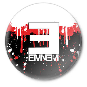 Значок с принтом EMINEM в Петрозаводске,  металл | круглая форма, металлическая застежка в виде булавки | eminem | rap | актёр | американский рэпер | композитор | маршалл | продюсер | рэп | рэпер | эминем