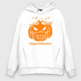 Мужское худи Oversize хлопок с принтом Halloween в Петрозаводске, френч-терри — 70% хлопок, 30% полиэстер. Мягкий теплый начес внутри —100% хлопок | боковые карманы, эластичные манжеты и нижняя кромка, капюшон на магнитной кнопке | 31 октября | halloween | halowen | ведьма | день всех святых | джек | костюм | кровь | лого | монстр | надпись | праздник | приведение | призрак | светильник | символ | страшная | тыква | ужасы | хеллоуин | хеллуин