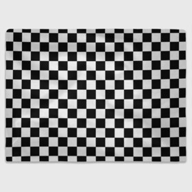 Плед 3D с принтом Шахматка в Петрозаводске, 100% полиэстер | закругленные углы, все края обработаны. Ткань не мнется и не растягивается | абстракция | в клетку | игра | клетка | клеточка | тренд | черно белая | черно белая клетка | шахматка | шахматная клетка | шахматы