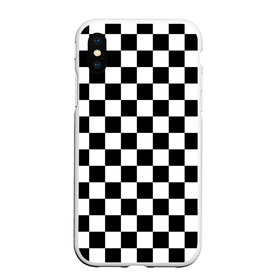 Чехол для iPhone XS Max матовый с принтом Шахматка в Петрозаводске, Силикон | Область печати: задняя сторона чехла, без боковых панелей | абстракция | в клетку | игра | клетка | клеточка | тренд | черно белая | черно белая клетка | шахматка | шахматная клетка | шахматы