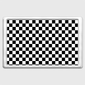 Магнит 45*70 с принтом Шахматка в Петрозаводске, Пластик | Размер: 78*52 мм; Размер печати: 70*45 | Тематика изображения на принте: абстракция | в клетку | игра | клетка | клеточка | тренд | черно белая | черно белая клетка | шахматка | шахматная клетка | шахматы