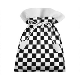 Подарочный 3D мешок с принтом Шахматка в Петрозаводске, 100% полиэстер | Размер: 29*39 см | абстракция | в клетку | игра | клетка | клеточка | тренд | черно белая | черно белая клетка | шахматка | шахматная клетка | шахматы