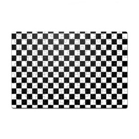 Пазл магнитный 126 элементов с принтом Шахматка в Петрозаводске, полимерный материал с магнитным слоем | 126 деталей, размер изделия —  180*270 мм | Тематика изображения на принте: абстракция | в клетку | игра | клетка | клеточка | тренд | черно белая | черно белая клетка | шахматка | шахматная клетка | шахматы