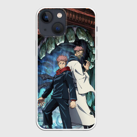 Чехол для iPhone 13 mini с принтом Jujutsu Kaisen Sukuna подземелье в Петрозаводске,  |  | anime | cursed spirit | demon | fushiguro megumi | gojo satoru | itadori yuji | kugisaki nobara | magic battle | shaman | sukuna | аниме | годжо сатору | демон | итадори юдзи | кугисаки нобара | магическая битва | проклятый дух | рёмен сукуна | фушигуро м