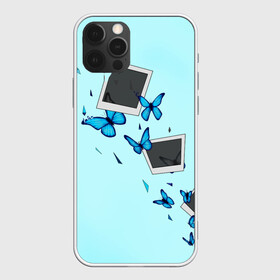 Чехол для iPhone 12 Pro Max с принтом Live Is Strange в Петрозаводске, Силикон |  | Тематика изображения на принте: бабочки | градиент | осколки | полароид