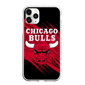 Чехол для iPhone 11 Pro матовый с принтом Чикаго Буллз в Петрозаводске, Силикон |  | bulls | chicago | chicago bulls | nba | баскетбол | буллз | нба | чикаго | чикаго буллз