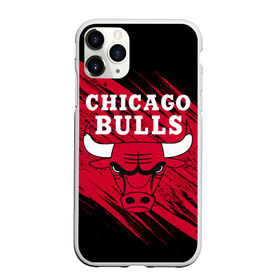 Чехол для iPhone 11 Pro Max матовый с принтом Чикаго Буллз в Петрозаводске, Силикон |  | bulls | chicago | chicago bulls | nba | баскетбол | буллз | нба | чикаго | чикаго буллз