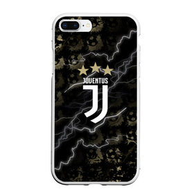 Чехол для iPhone 7Plus/8 Plus матовый с принтом JUVENTUS. в Петрозаводске, Силикон | Область печати: задняя сторона чехла, без боковых панелей | cr7 | juve | juventus | ronaldo | роналдо | ювентус