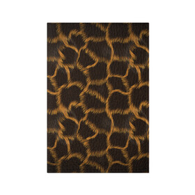 Обложка для паспорта матовая кожа с принтом Леопард в Петрозаводске, натуральная матовая кожа | размер 19,3 х 13,7 см; прозрачные пластиковые крепления | Тематика изображения на принте: леопард | леопардовые пятна | пятна леопарда