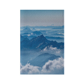 Обложка для паспорта матовая кожа с принтом Горы в Петрозаводске, натуральная матовая кожа | размер 19,3 х 13,7 см; прозрачные пластиковые крепления | Тематика изображения на принте: гора | гористый | горы | небеса | небо | облака | облако | пейзаж | пейзажи | туча | тучи | холм | холмистый | холмы