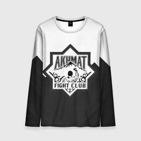 Мужской лонгслив 3D с принтом Akhmat Fight Club в Петрозаводске, 100% полиэстер | длинные рукава, круглый вырез горловины, полуприлегающий силуэт | akhmat | fight club | wfca | ахмат | бойцовский клуб | смешанные единоборства