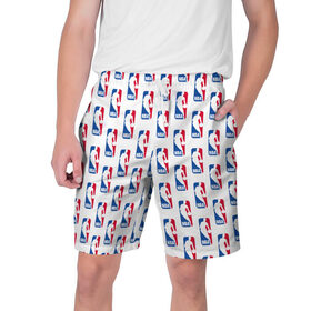 Мужские шорты 3D с принтом NBA | НБА в Петрозаводске,  полиэстер 100% | прямой крой, два кармана без застежек по бокам. Мягкая трикотажная резинка на поясе, внутри которой широкие завязки. Длина чуть выше колен | 