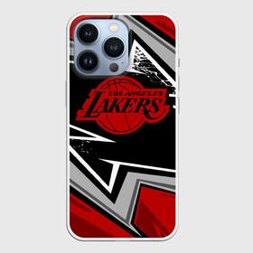 Чехол для iPhone 13 Pro с принтом LA LAKERS RED в Петрозаводске,  |  | bryant | james | jordan | kobe | la lakers | lakers | lebron | nba | баскетбол | брайант | брайнт | джеймс | джордан | коби | леброн | лейкерс | лэйкерс | мамба | нба | черная