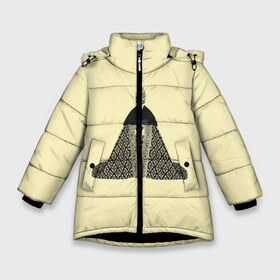 Зимняя куртка для девочек 3D с принтом Молодой Папа The Young Pope в Петрозаводске, ткань верха — 100% полиэстер; подклад — 100% полиэстер, утеплитель — 100% полиэстер. | длина ниже бедра, удлиненная спинка, воротник стойка и отстегивающийся капюшон. Есть боковые карманы с листочкой на кнопках, утяжки по низу изделия и внутренний карман на молнии. 

Предусмотрены светоотражающий принт на спинке, радужный светоотражающий элемент на пуллере молнии и на резинке для утяжки. | jude law | new pope | ватикан | джуд лоу | кардинал | молодой папа | сериал | сериалы