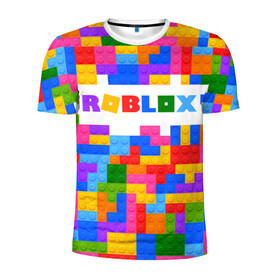 Мужская футболка 3D спортивная с принтом ROBLOX LEGO в Петрозаводске, 100% полиэстер с улучшенными характеристиками | приталенный силуэт, круглая горловина, широкие плечи, сужается к линии бедра | piggy | roblox | roblox games | roblox piggy | игра роблокс | пигги. | роблокс | роблокс пигги | робукс