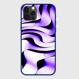 Чехол для iPhone 12 Pro Max с принтом GAlli в Петрозаводске, Силикон |  | abstraction | geometry | lines | metallic | panels | purple | shapes | texture | wavy | абстракция | волнистый | геометрия | линии | металлический | панели | текстура | фиолетовый | формы