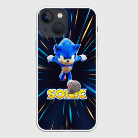 Чехол для iPhone 13 mini с принтом SONIC. в Петрозаводске,  |  | game | sega | sonic | sonic the hedgehog | видеоигра | доктор эггман | звуковой | игра | со скоростью звука | соник | соник в кино