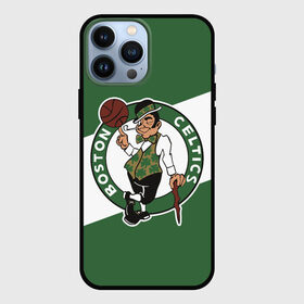Чехол для iPhone 13 Pro Max с принтом Бостон Селтикс в Петрозаводске,  |  | Тематика изображения на принте: boston | boston celtics | celtics | nba | баскетбол | бостон | бостон селтикс | нба | селтикс