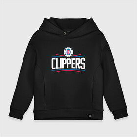 Детское худи Oversize хлопок с принтом Los Angeles Clippers в Петрозаводске, френч-терри — 70% хлопок, 30% полиэстер. Мягкий теплый начес внутри —100% хлопок | боковые карманы, эластичные манжеты и нижняя кромка, капюшон на магнитной кнопке | Тематика изображения на принте: angeles | clippers | los | nba | анджелес | баскетбол | клипперс | лос | нба