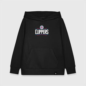 Детская толстовка хлопок с принтом Los Angeles Clippers в Петрозаводске, 100% хлопок | Круглый горловой вырез, эластичные манжеты, пояс, капюшен | angeles | clippers | los | nba | анджелес | баскетбол | клипперс | лос | нба